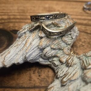 Elegant Silver Hoop Earrings